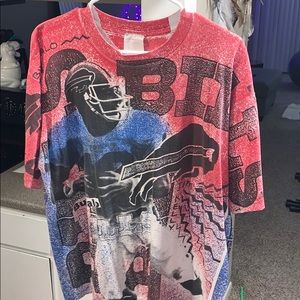 Vintage Buffalo Bills Jim Kelly T-Shirt - Large